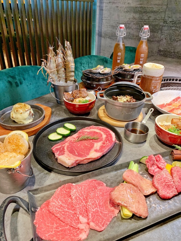 燒肉推薦店家加一！信義區燒肉中山ZONZEN吃得到超值和牛套餐，加碼「舒芙蕾奶油啤酒」