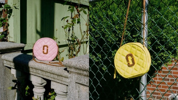Marc Jacobs The Status復古格紋小圓包，NT$19,900