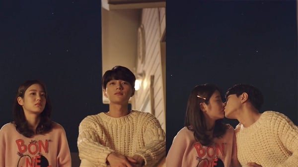 《快過來》金明洙&辛睿恩「屋頂Kiss」絕美！偷拍背影、公園約會，每個「今天」都甜～