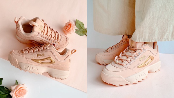 2020「裸粉金」球鞋特搜！FILA 老爹鞋、adidas Originals FALCON，顯白又心機增高！