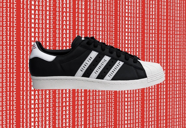 adidas Originals X Human Made推出聯名鞋款，黑白配色+愛心元素，百搭又可愛～