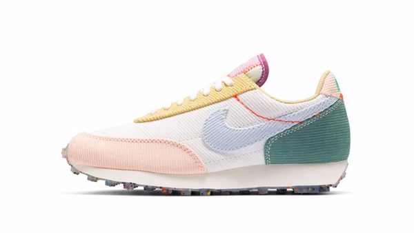 粉嫩到不行！Nike 將 Daybreak 經典鞋款換上春日配色，燈芯絨拼接材質超級可愛！