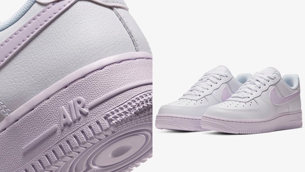 芋泥色鞋款推薦：Nike Air Force 1 奶油芋頭紫