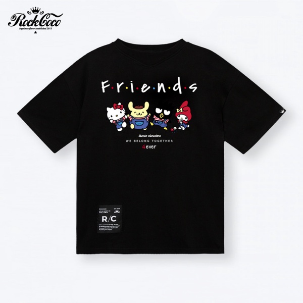 ROCKCOCO X 三麗鷗「Hello Kitty FRIENDS T恤」萌度破表，三麗鷗粉快快收藏！