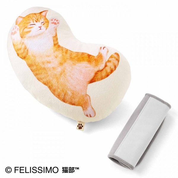 Felissimo推出一系列「貓咪車用雜貨」，貓咪面紙套、貓咪護肩枕，可愛又實用貓奴必收