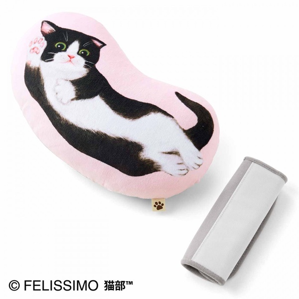 Felissimo推出一系列「貓咪車用雜貨」，貓咪面紙套、貓咪護肩枕，可愛又實用貓奴必收