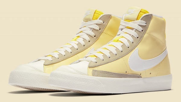 「奶油檸檬黃」球鞋推薦:Nike Blazer Mid