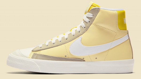 「奶油檸檬黃」球鞋推薦:Nike Blazer Mid
