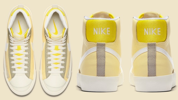 「奶油檸檬黃」球鞋推薦:Nike Blazer Mid