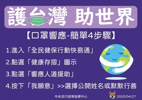 口罩怎麼捐?手機APP簡單4步驟就能捐贈口罩,一起捐出口罩餘額、響應「護台灣助世界」