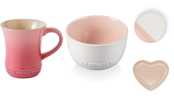 廚具界Hermes！Le Creuset 推櫻花限定版，櫻雪花瓣鑄鐵鍋、櫻花粉餐盤，粉紅控必收！