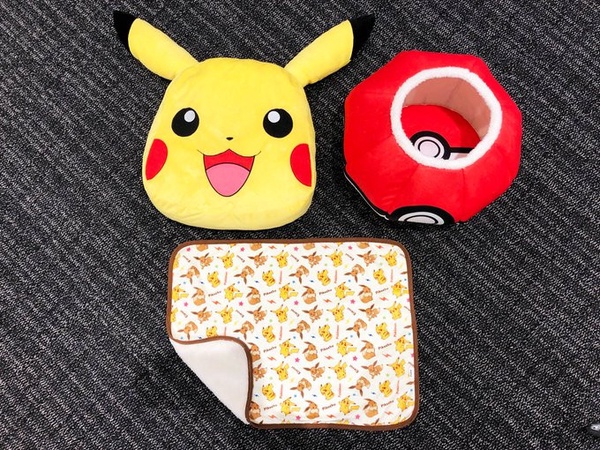 日本Petio推出「寶可夢寵物用品」，寶貝球、皮卡丘造型睡墊，超萌伊布頭套也要收藏！