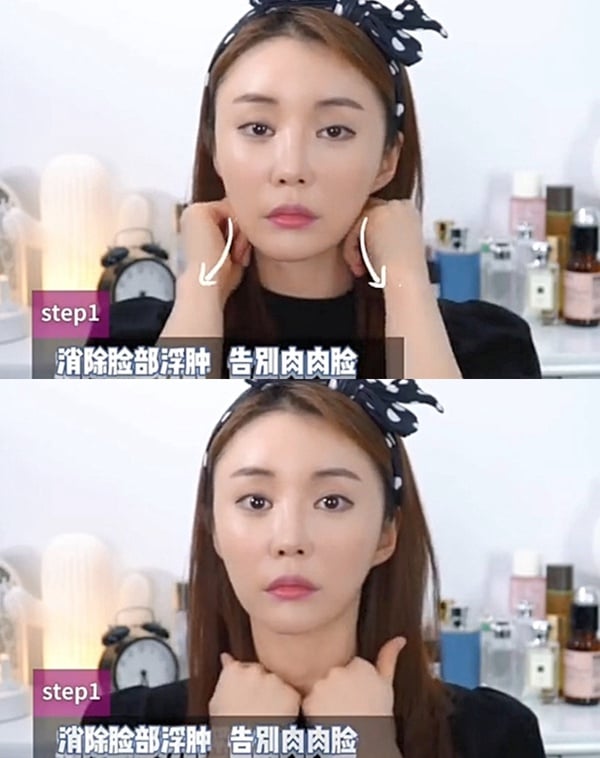 韓妞親授「瘦臉按摩」動作!不到5分鐘小臉消水腫,輪廓線拉提、下顎線緊實有感
