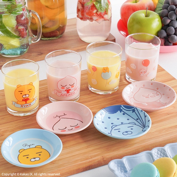 「Kakao Friends一番賞」療癒登場!萊恩&Apeach玻璃杯、萊恩造型小桌,可愛又實用必收