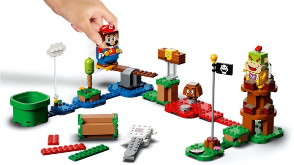 樂高LEGO®「樂高超級瑪利歐」！瑪利歐積木居然有聲音還會換表情，堪稱樂高界創舉～
