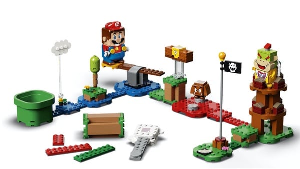 樂高LEGO®「樂高超級瑪利歐」！瑪利歐積木居然有聲音還會換表情，堪稱樂高界創舉～