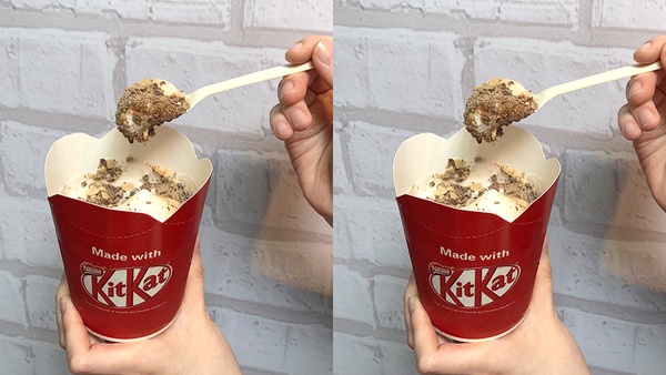 比冰炫風還狂！漢堡王推出「KitKat巧克力聖代」，KitKat脆片與濃郁奶香，台灣就能吃到