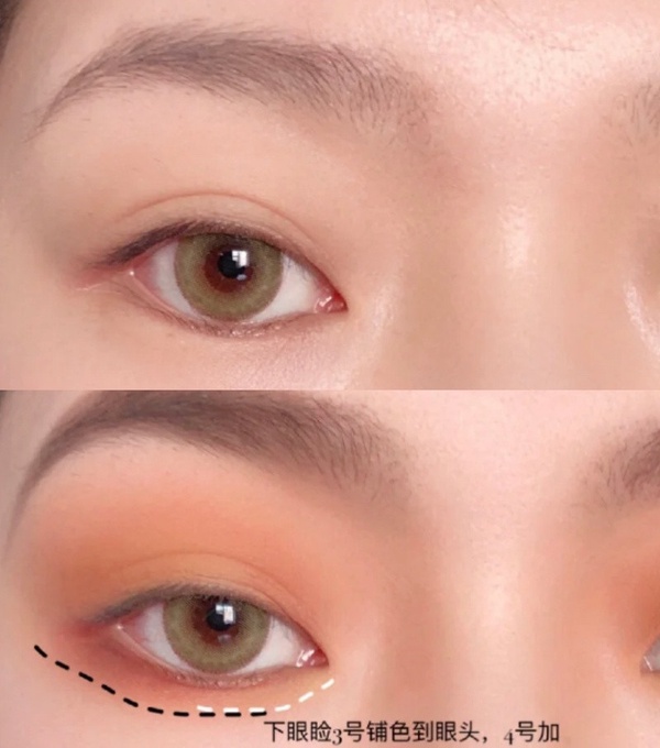 歐美妝不難畫！歐美系「截斷式」眼妝教學創造深邃感，小眼睛完妝變洋娃娃大眼！