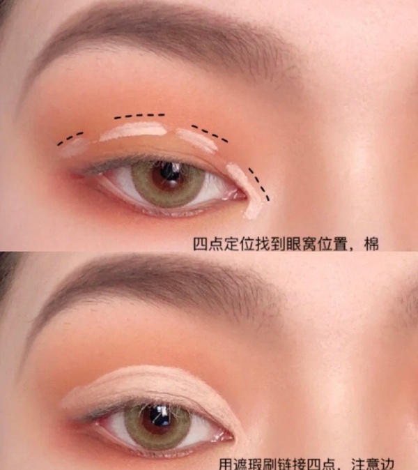 歐美妝不難畫！歐美系「截斷式」眼妝教學創造深邃感，小眼睛完妝變洋娃娃大眼！