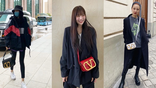 韓素希、李聖經都在揹！2020必備夢幻包款Valentino SuperVee，奢華大V金扣超搶眼