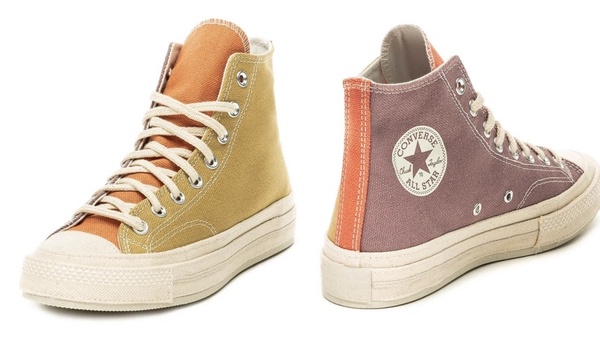 Converse「粉彩拼接撞色」帆布鞋台灣開賣！高筒、低筒通通有，絕美石英粉+寧靜藍必收