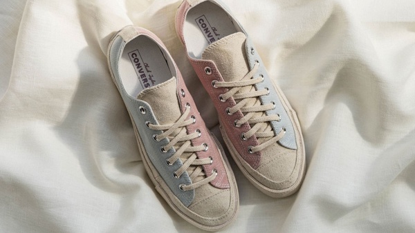 Converse「粉彩拼接撞色」帆布鞋台灣開賣！高筒、低筒通通有，絕美石英粉+寧靜藍必收