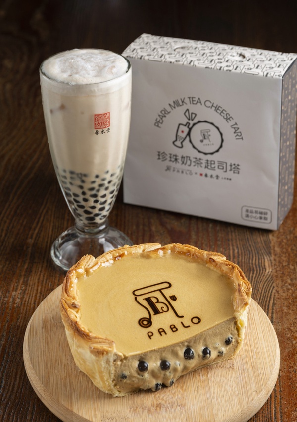 春水堂 x PABLO推出「珍珠奶茶起司塔」!香濃起司+Q彈珍珠,期間限定只賣兩個月!
