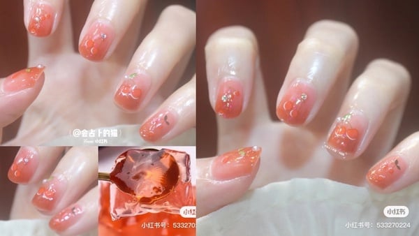 2020夏日「果凍紅」美甲圖鑑,漸層水潤超顯白,草莓牛奶色最消暑!