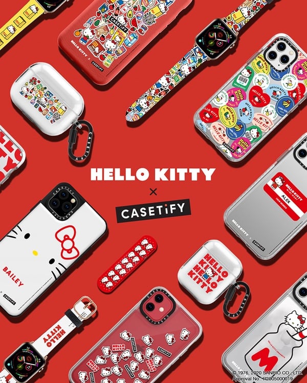少女心噴發！Hello Kitty X CASETiFY聯名系列，多款手機殼、AirPods保護套Kitty迷必收