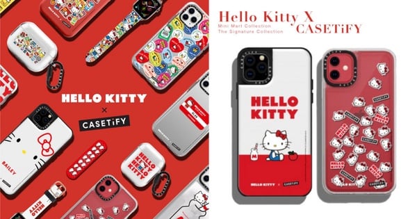 Hello Kitty X CASETiFY聯名系列重磅登場，推出多款Apple周邊配件！（快往右滑看更多超萌凱蒂貓）
