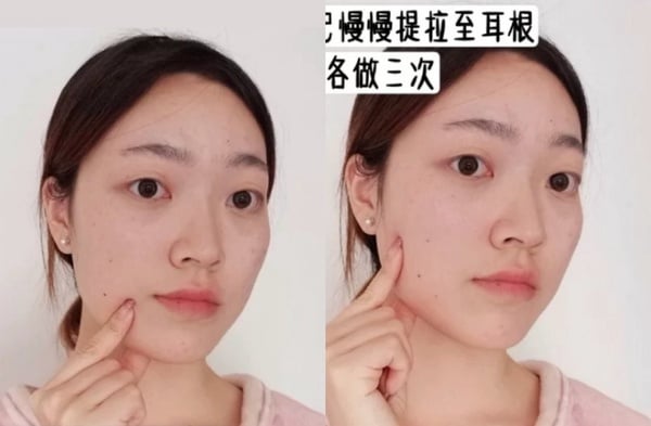 蘋果肌下垂導致法令紋變深！美容師3招按摩法，淡化法令紋、大咬肌消失，秒get小V臉