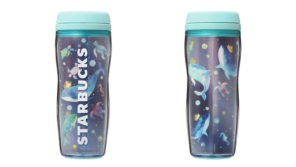 日本星巴克夏季限定「貝殼玻璃馬克杯」355ml,2,400日元(約NT$670)