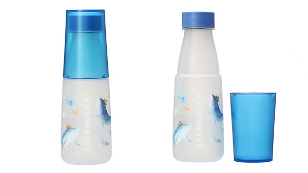 日本星巴克夏季限定「貝殼玻璃馬克杯」355ml,2,400日元(約NT$670)