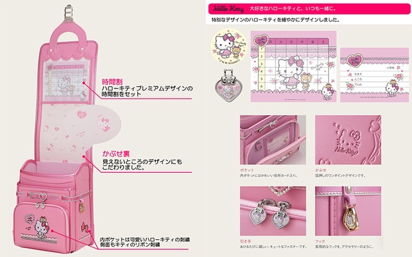「三麗鷗書包」夢幻登場，粉嫩Hello Kitty、美樂蒂造型，超精緻工法質感破表！