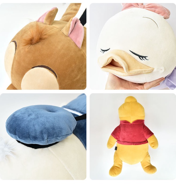 迪士尼「小熊維尼睡覺抱枕」M：4,180日元（約NT$1,150）、L：5,280日元（約NT$1,450）