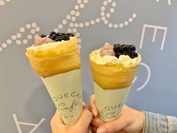珍珠尬芋泥！gelato pique café快閃店推獨家「珍珠芋泥鮮奶油可麗餅」，芋泥控吃起來
