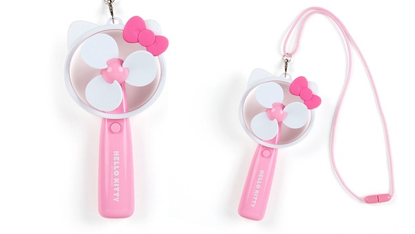 超Q「三麗鷗手持風扇」登場,Hello Kitty、美樂蒂、布丁狗化身涼爽風扇,幫你趕走炎熱