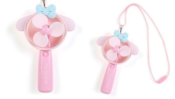 超Q「三麗鷗手持風扇」登場,Hello Kitty、美樂蒂、布丁狗化身涼爽風扇,幫你趕走炎熱
