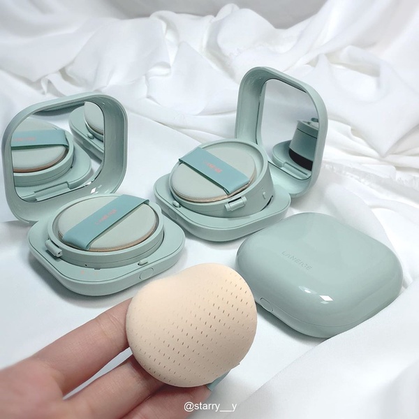 AirPods出氣墊了？蘭芝氣墊新品根本就是AirPods，霧光質地超輕薄、服貼遮瑕妝感美翻