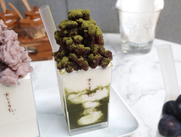 高雄、台北東區「Ootoro Milk」抹茶大理石牛奶冰/售價140元
