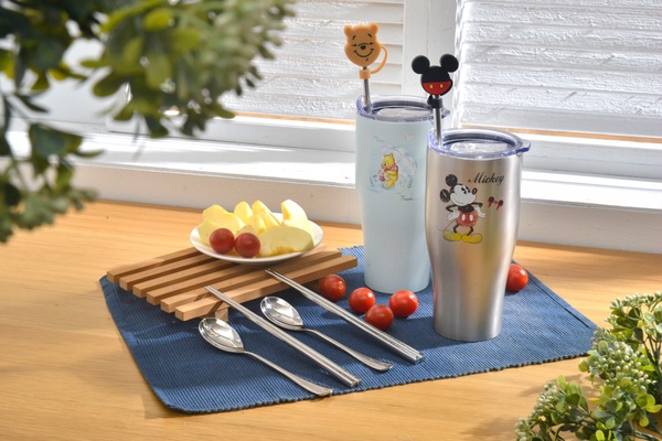 「維尼&米奇環保餐具組」限定7-11販售!6款迪士尼環保餐具,從冰霸杯到吸管都是維尼