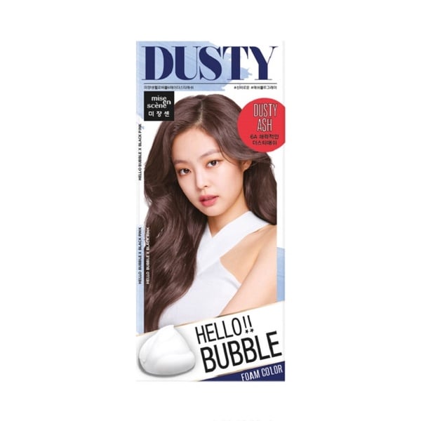 染髮劑推薦2:魅尚萱 HELLO BUBBLE泡沫染髮劑6A(#煙灰) 100g,NT.420