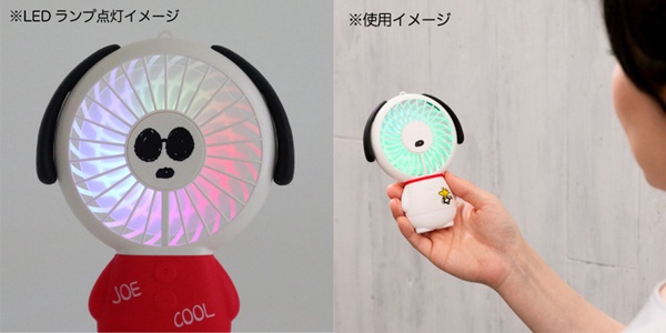 「史努比造型迷你風扇」1,958日元（約NT$540）