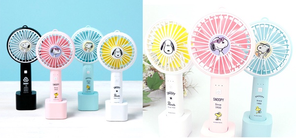 「史努比造型迷你風扇」1,958日元（約NT$540）