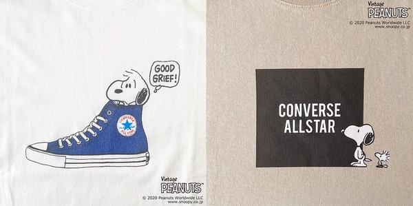 PEANUTS×CONVERSE「抽繩包（白）」5,390日元（約NT$1,490）