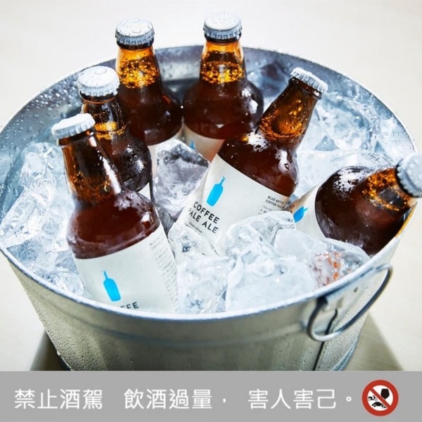 小藍瓶變身啤酒！日本Blue Bottle Coffee推出淡啤酒，「清甜柑橘＋咖啡香」根本絕配～