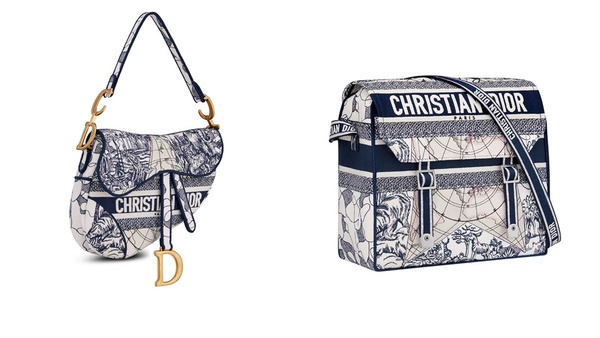 Dior 2020早秋推出「藝術圖騰」系列,經典緹花Book Tote、馬鞍包,通通換上亮眼新衣~