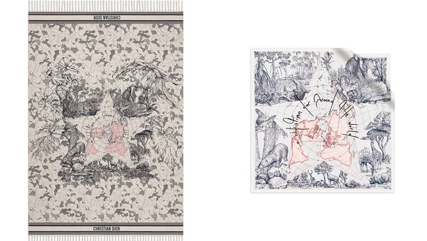Dior 2020早秋推出「藝術圖騰」系列，經典緹花Book Tote、馬鞍包，通通換上亮眼新衣～