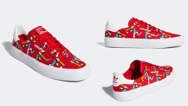 adidas Originals X 迪士尼「高飛」聯名登場！小白鞋也能又帥又萌，當情侶鞋太適合！