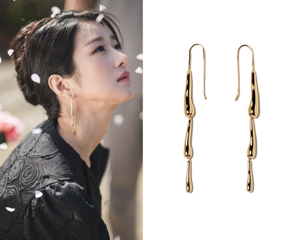 徐睿知同款飾品3:MANI E PIEDI Falling Rain Earring ₩118,000,約NT.2890